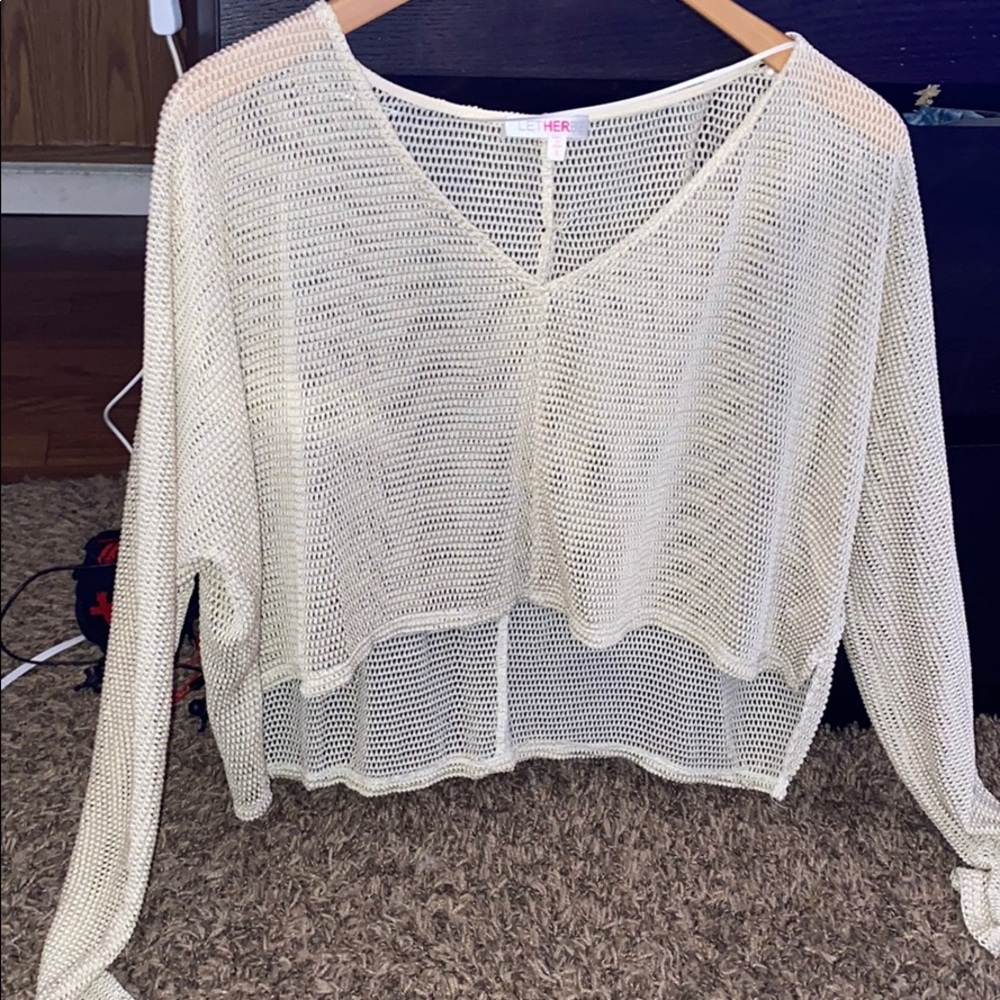 Crop sweater
